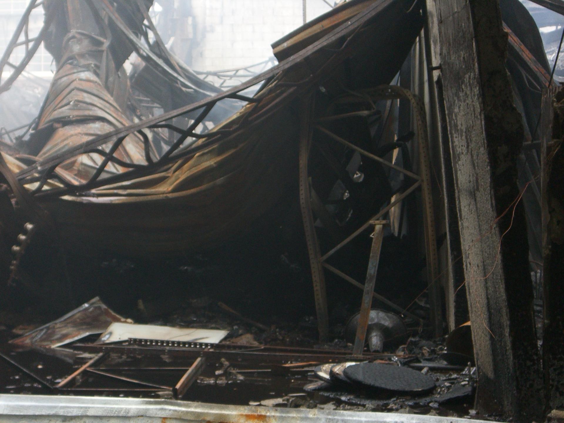 Incendie industriel — Aubervilliers (juillet 2005)