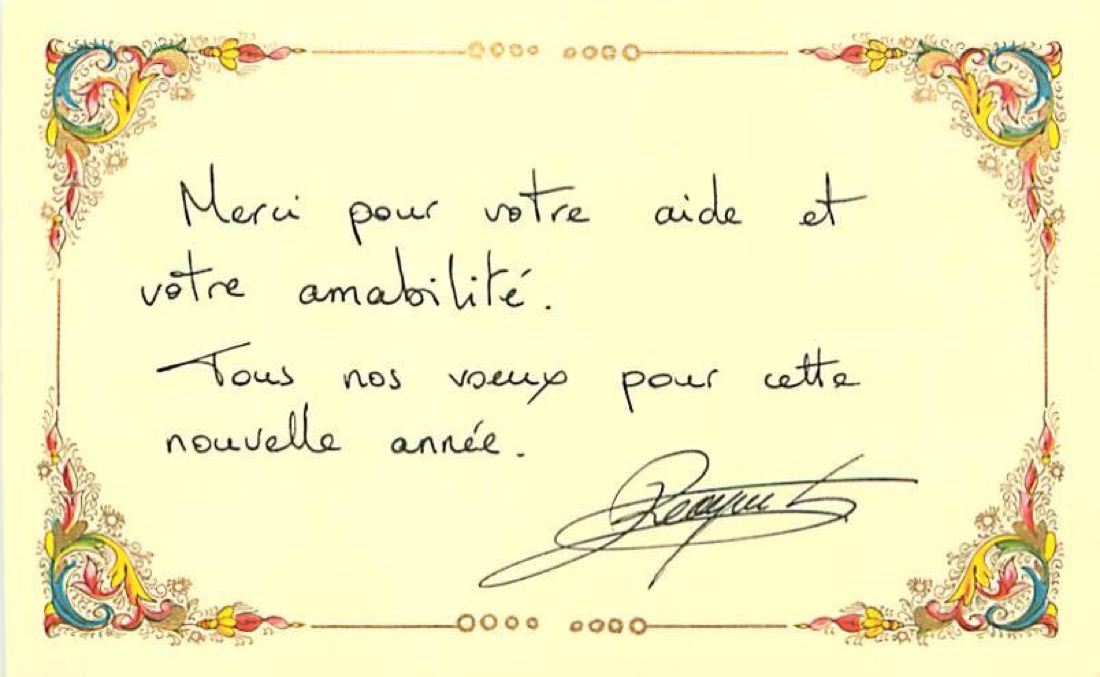Lettre de remerciement adressée à Alain Messika (COTRANEX, expert d'assuré) — M. Ringuet